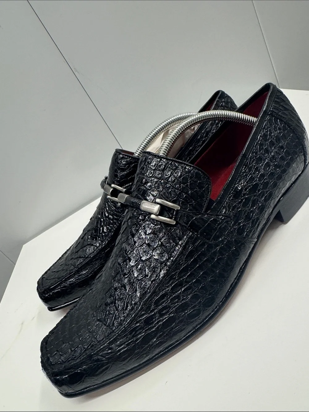 Real genuine crocodile 🐊 Leather Bit Loafers 9.5